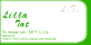 lilla tot business card